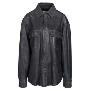 Loewe Men Lambskin Shirt Jacket